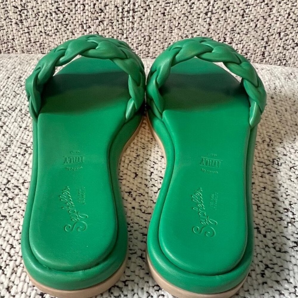 Seychelles Bellissima Braided Slide Green - Picture 2 of 8